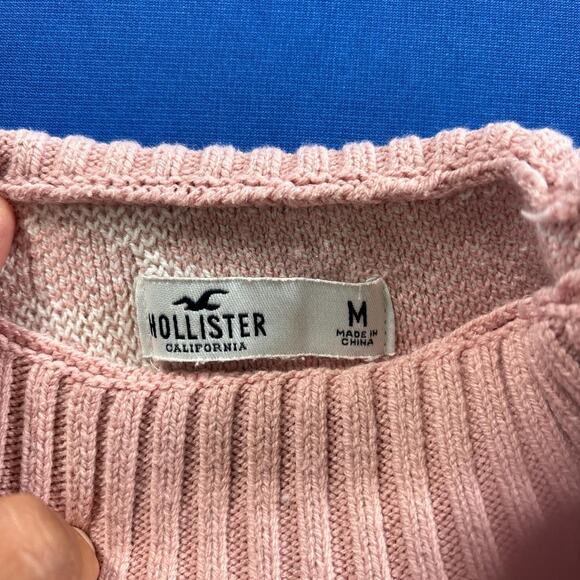 Pink and white flower sweater - Picture 3 of 3